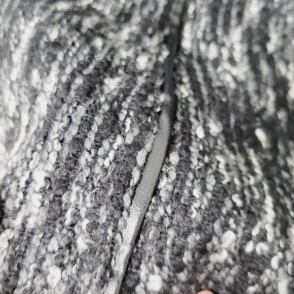 Marble Women's Black White Blazer Wool Cotton Blend Business Casual Size Small - Picture 6 of 8